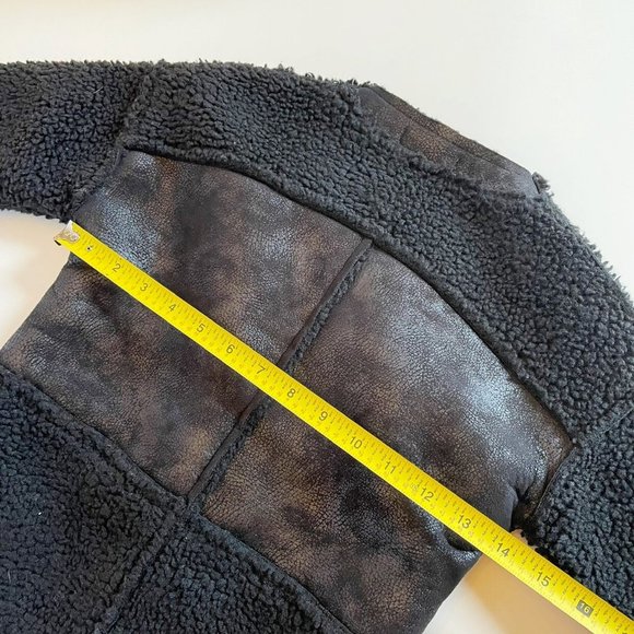 Milibam Black Sherpa Jacket | Size 110/3 - Picture 6 of 7